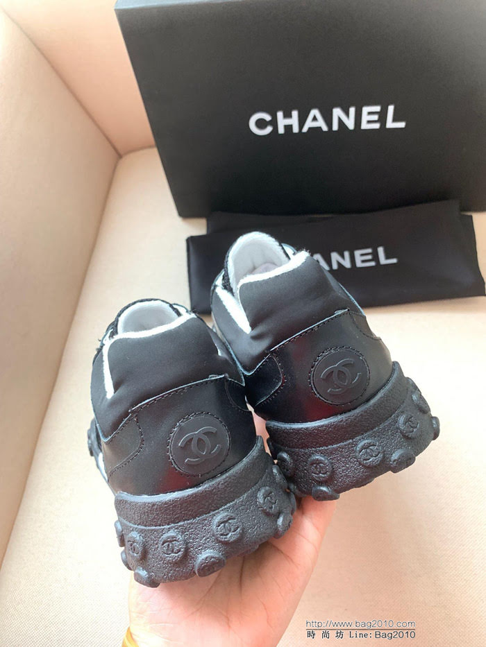 CHANEL香奈兒 最新配色運動鞋 高版本 百搭款休閒鞋 男女同款  dsX1175